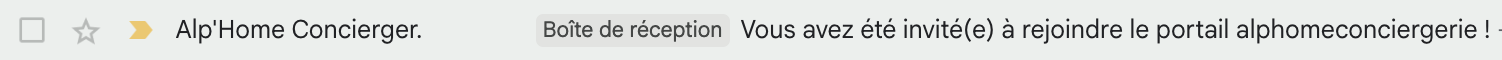 Mail invitation portal guesty