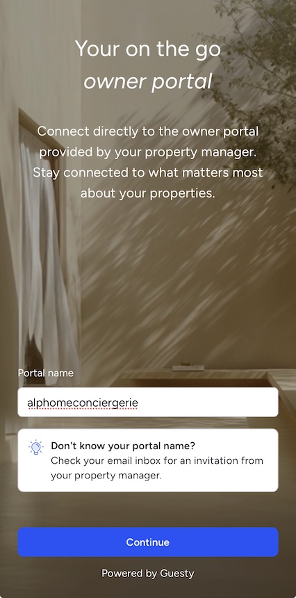 Guest App - Portal Name
